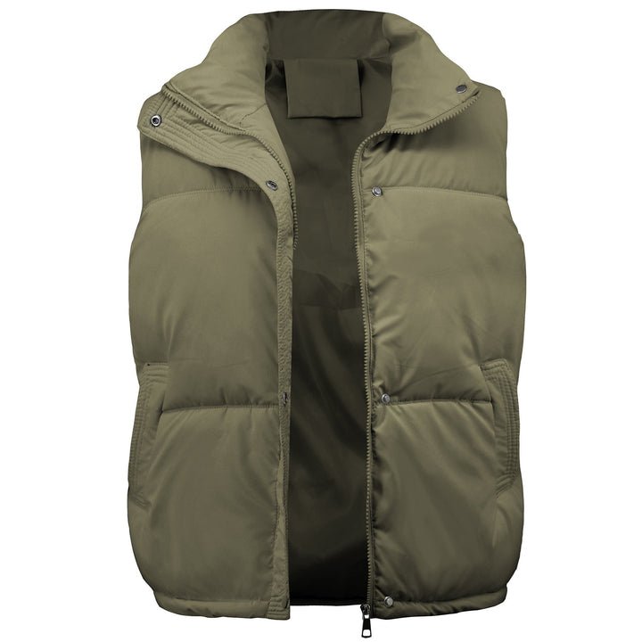 Damen Weste mit hohem Kragen und praktischen Taschen W&W Mode