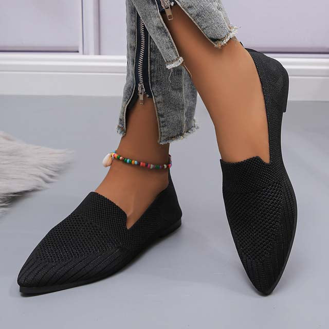 W&W Mode | Mesh-Schuhe Mit Spitzer Spitze