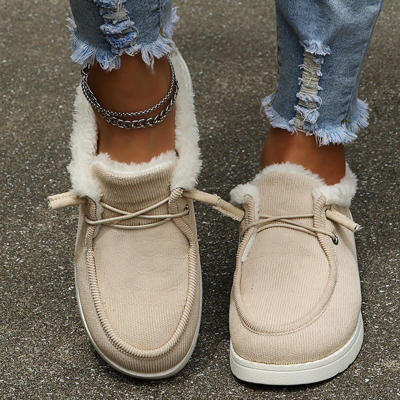 W&W Mode - Elegante Winter-Sneakers mit Fellfutter