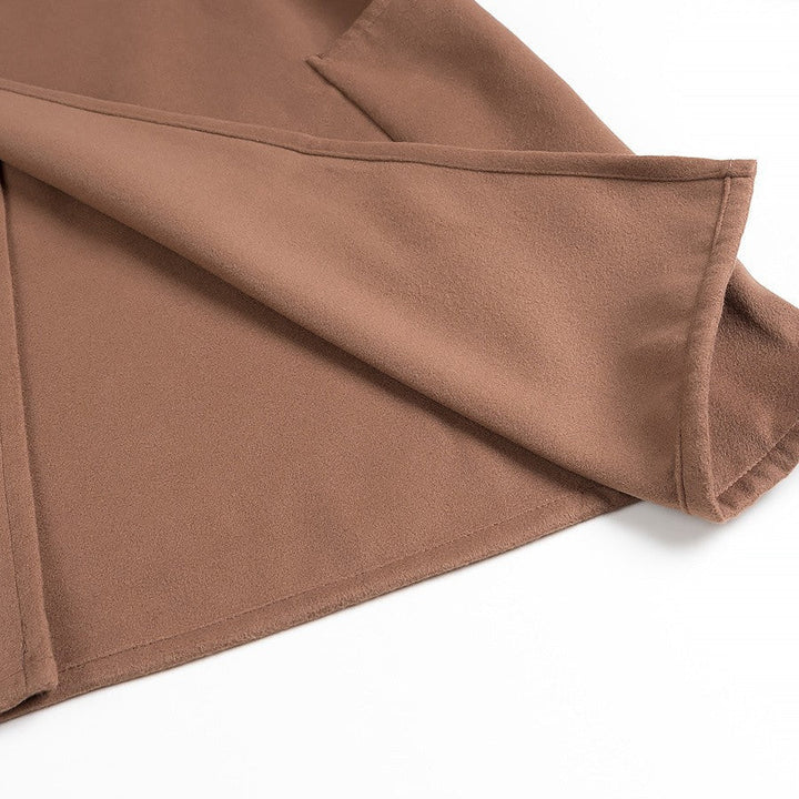 W&W Mode | Stehkragen Cape-Stil Mantel