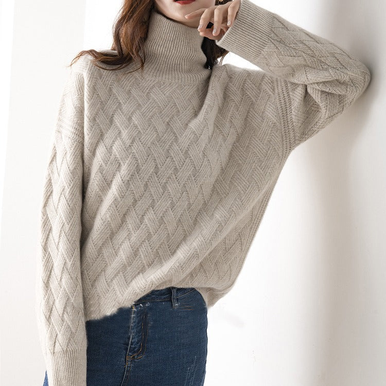 W&W Mode | Damen Rollkragenpullover