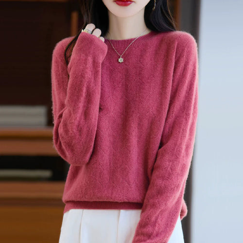 W&W Mode | Kaschmir Pullover Damen Elegantes Strickdesign, Soft & Warm