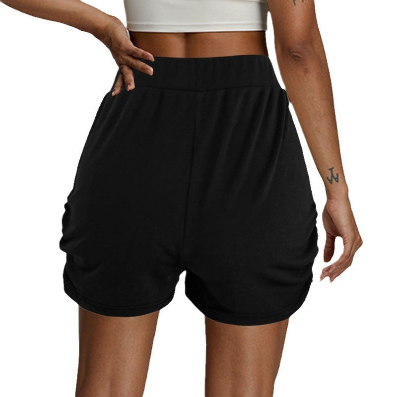 Damen Bleistiftshorts mit hohem Bund und seitlichen Taschen W&W Mode
