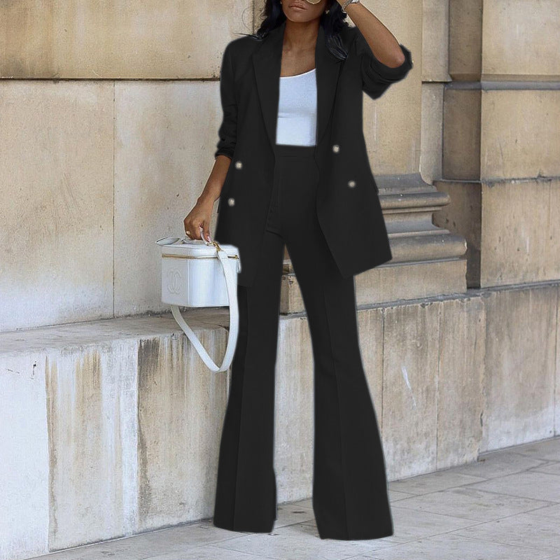 Damen Anzugjacke und Hose im eleganten Oversized-Stil W&W Mode