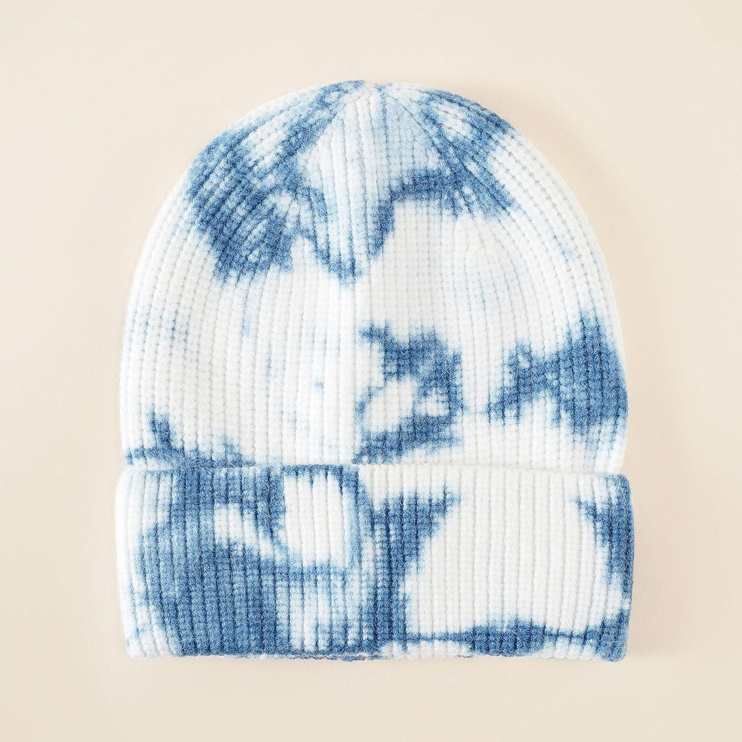 Damen Beanie-Mütze mit modernem Batikdesign und komfortabler Passform W&W Mode
