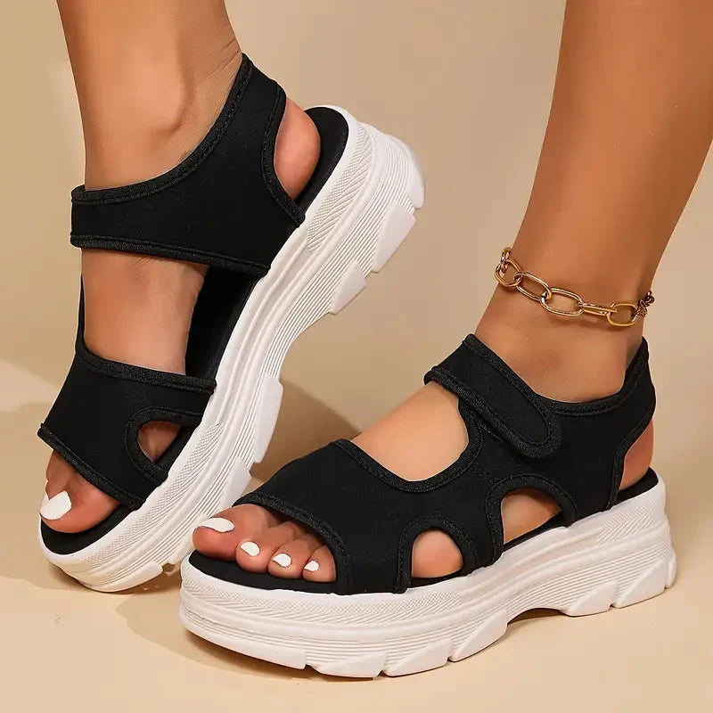 W&W Mode | Sandalen Fußgewölbestütze Massage Keilsandalen Schuhe für den Sommer