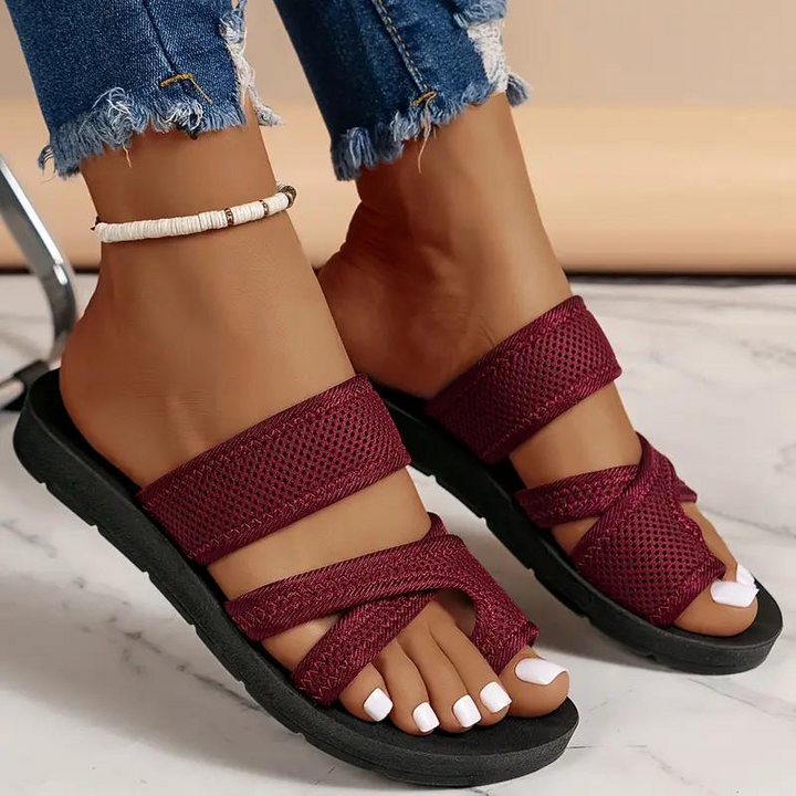 W&W Mode | Sandalen Leichtgewicht Slip On Pantoletten Sommerschuhe