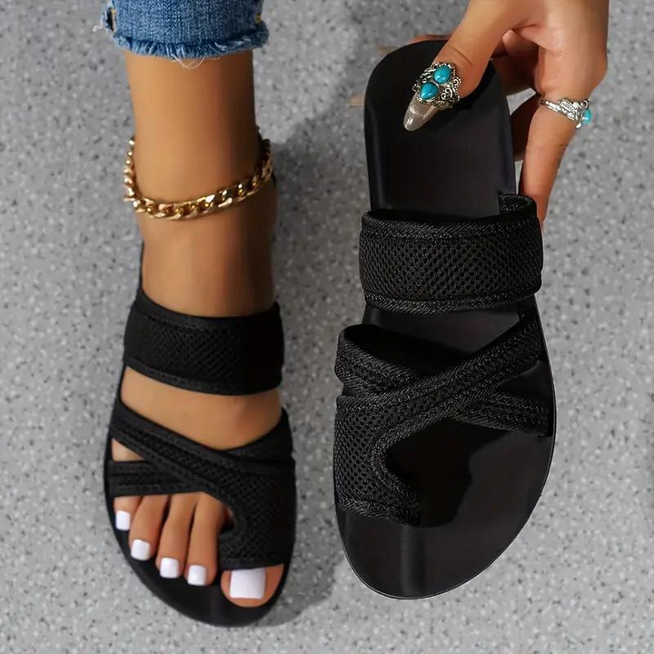 W&W Mode | Sandalen Leichtgewicht Slip On Pantoletten Sommerschuhe