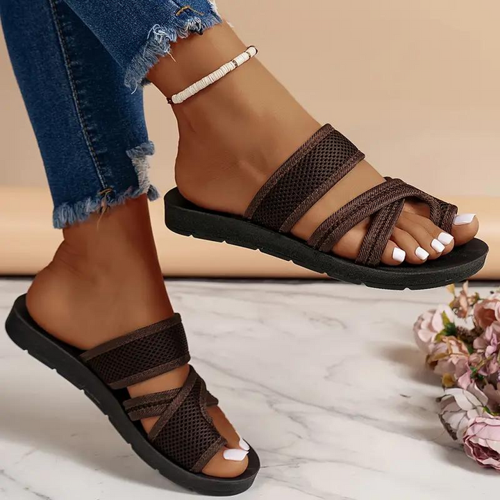 W&W Mode | Sandalen Leichtgewicht Slip On Pantoletten Sommerschuhe