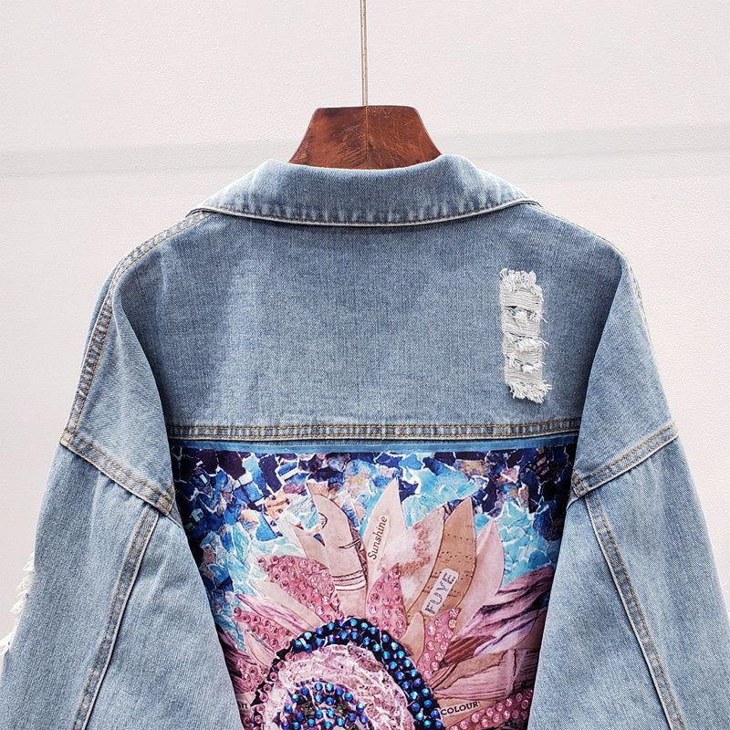 W&W Mode | Oversized Jeansjacke für Damen | Stilvoll und Bequem