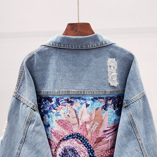 W&W Mode | Oversized Jeansjacke für Damen | Stilvoll und Bequem