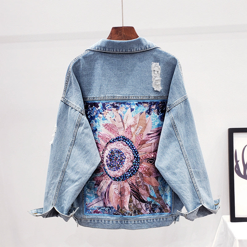 W&W Mode | Oversized Jeansjacke für Damen | Stilvoll und Bequem