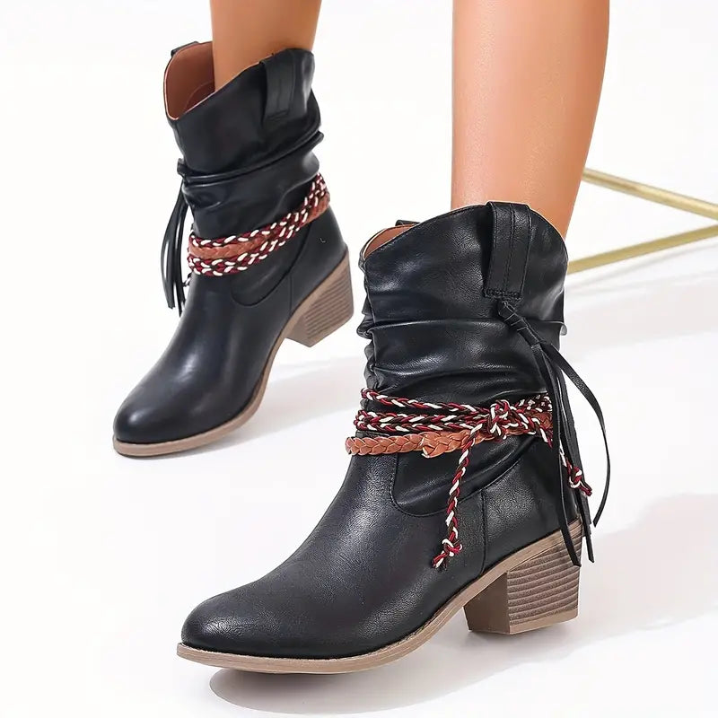 W&W Mode | Western-Stiefel mit Cowboy-Optik