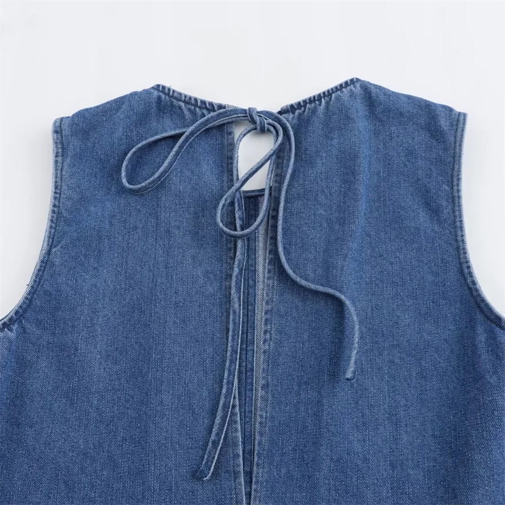 W&W Mode Kleid - Lockere Passform - Baumwolle - Sommer