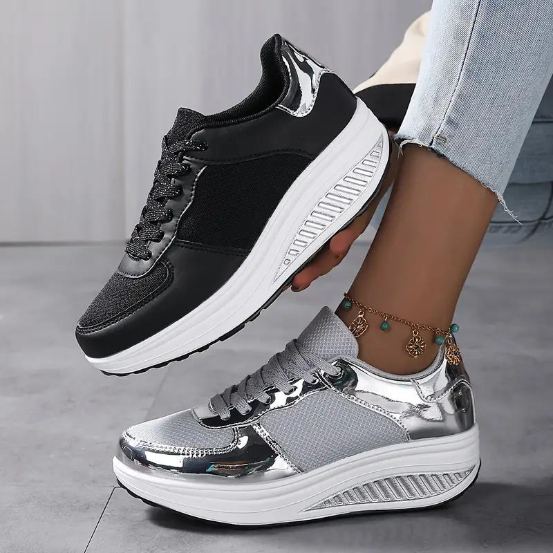 W&W Mode | Sneakers, Bequem, Schnürsenkel, Frauenschuhe, Mesh-Sneakers