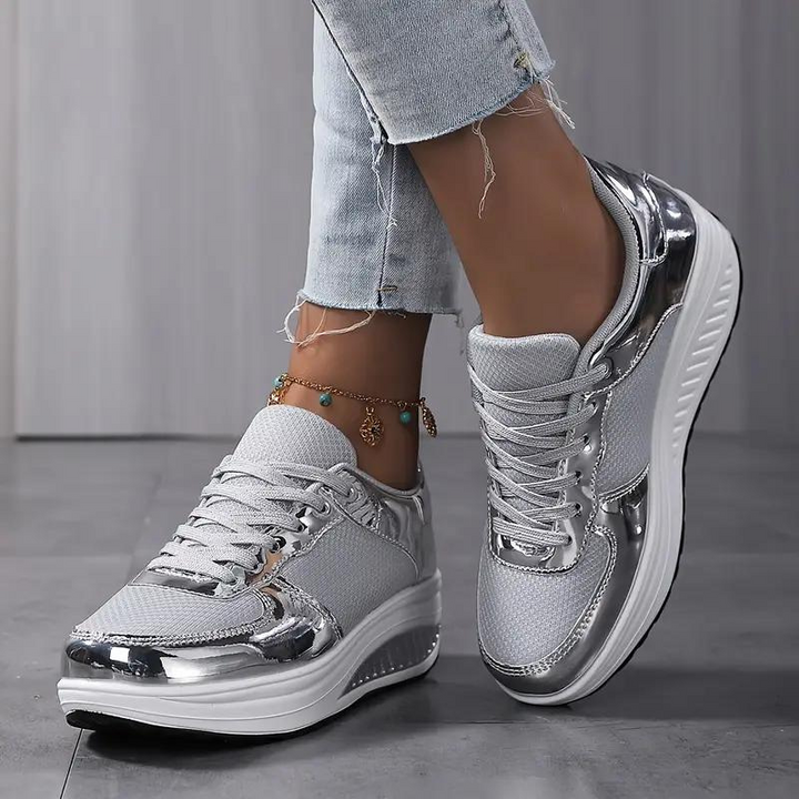 W&W Mode | Sneakers, Bequem, Schnürsenkel, Frauenschuhe, Mesh-Sneakers