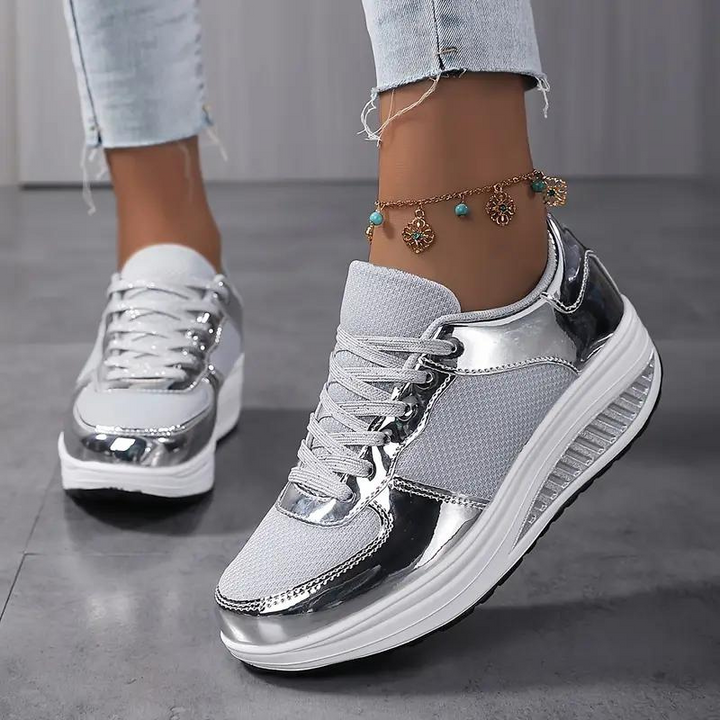 W&W Mode | Sneakers, Bequem, Schnürsenkel, Frauenschuhe, Mesh-Sneakers