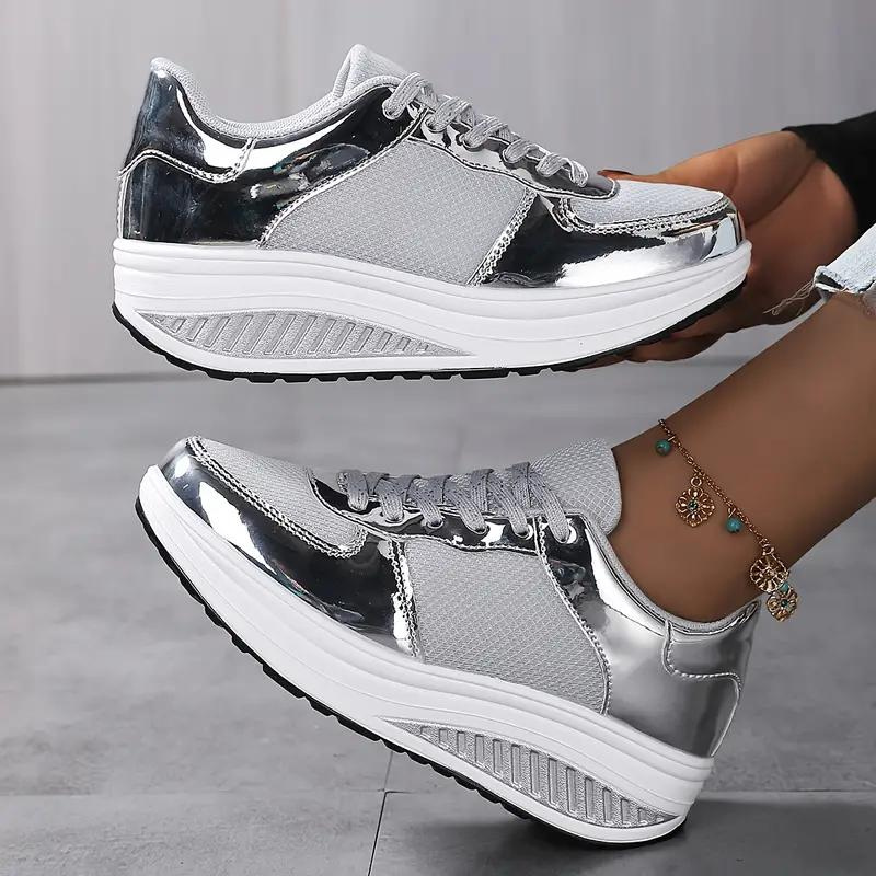 W&W Mode | Sneakers, Bequem, Schnürsenkel, Frauenschuhe, Mesh-Sneakers