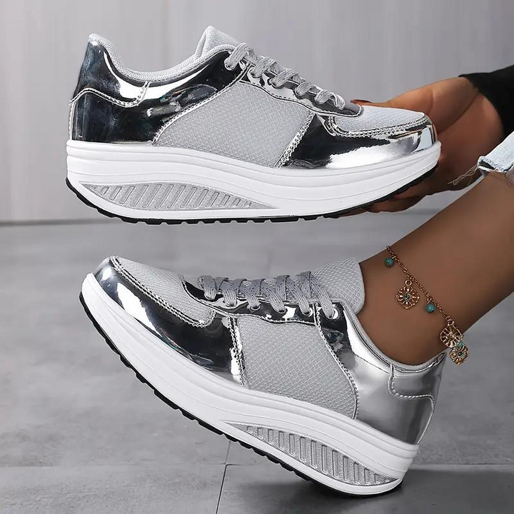 W&W Mode | Sneakers, Bequem, Schnürsenkel, Frauenschuhe, Mesh-Sneakers