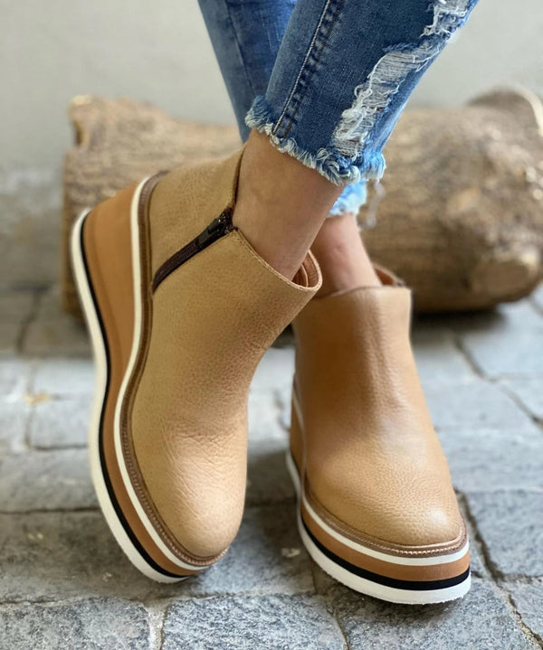 W&W Mode - Damen Stiefel mit Reißverschluss