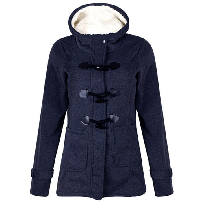 W&W Mode | Beliebte warme Winterjacke mit Kapuze für Damen - Bequeme Winterjacke