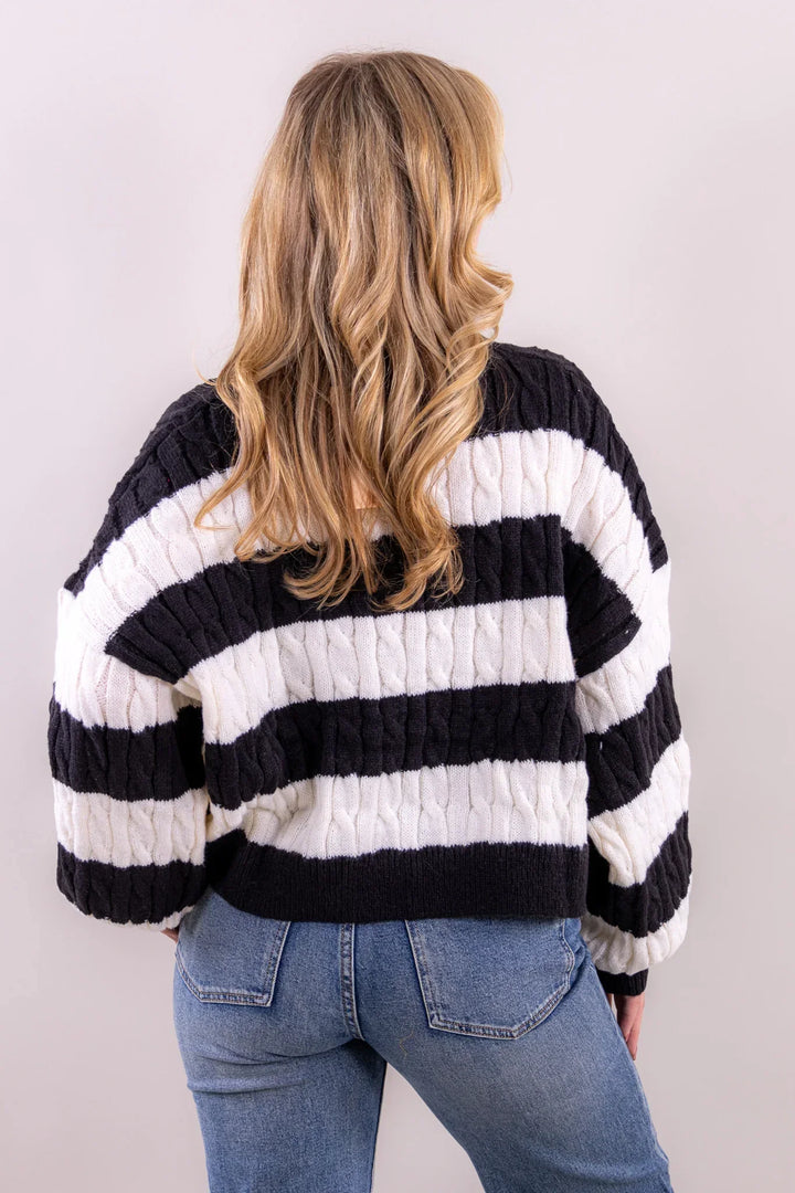 W&W Mode | Gestreifter Pullover