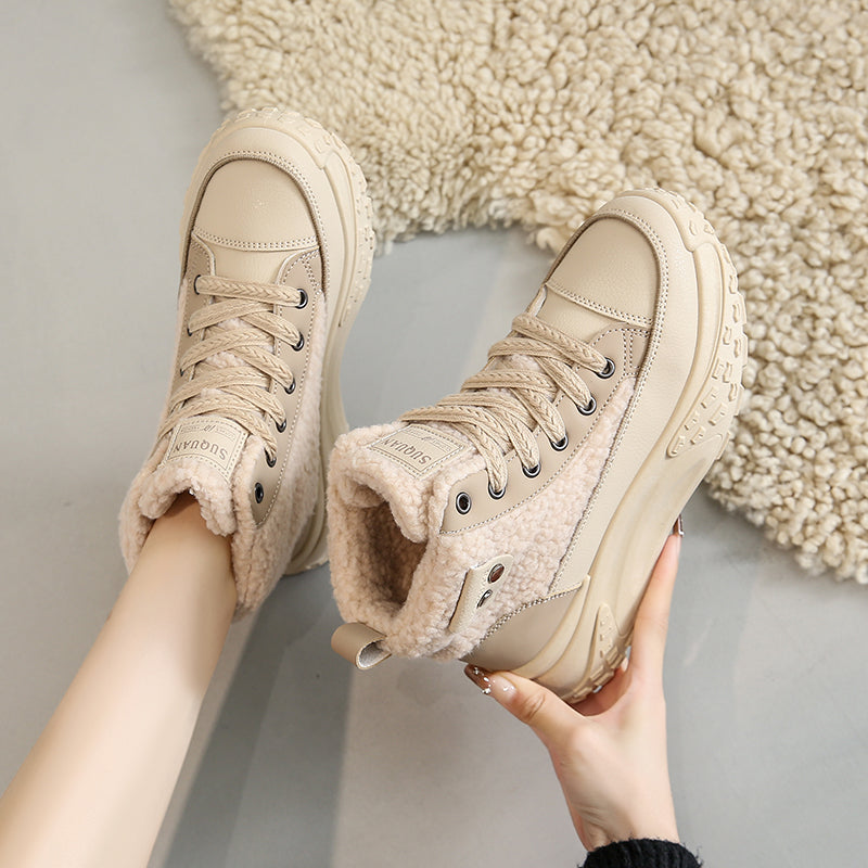 W&W Mode – Wasserdichte Plüsch-Stiefeletten