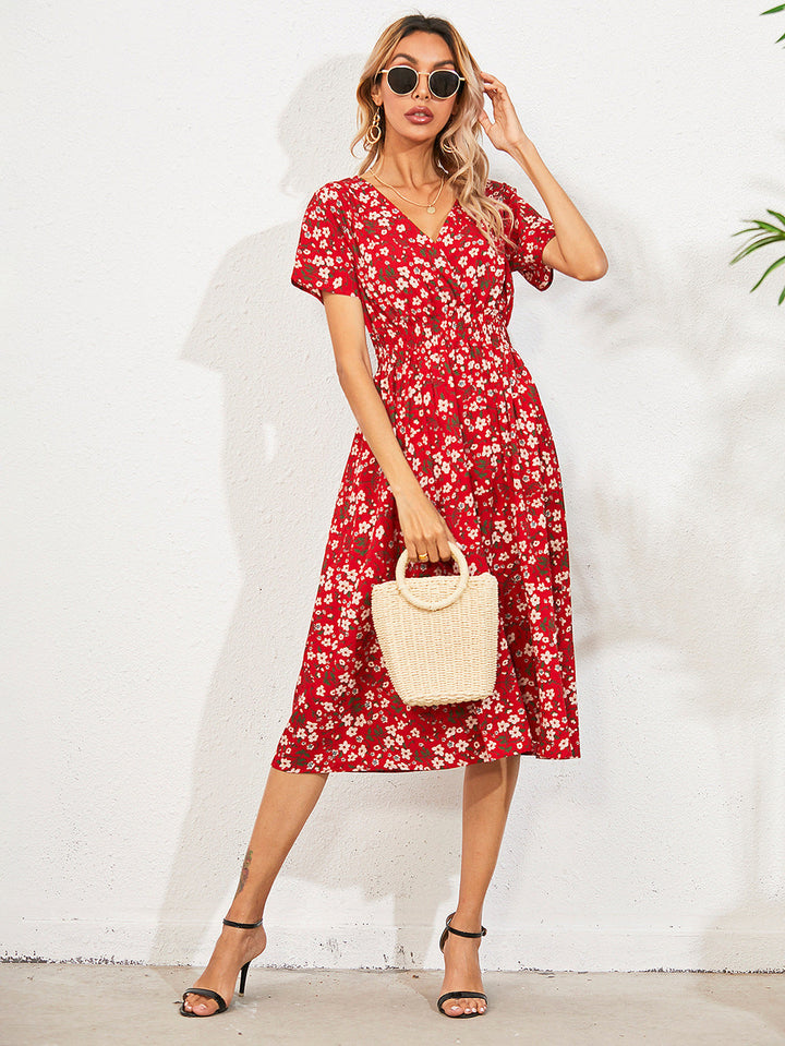 W&W Mode | Damen Kleid mit Blumenmuster