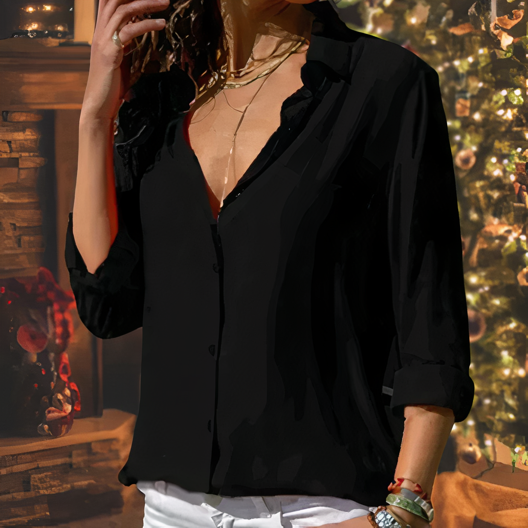 W&W Mode | Elegante Chiffonbluse für Damen - Stilvolle und Luftige Bluse