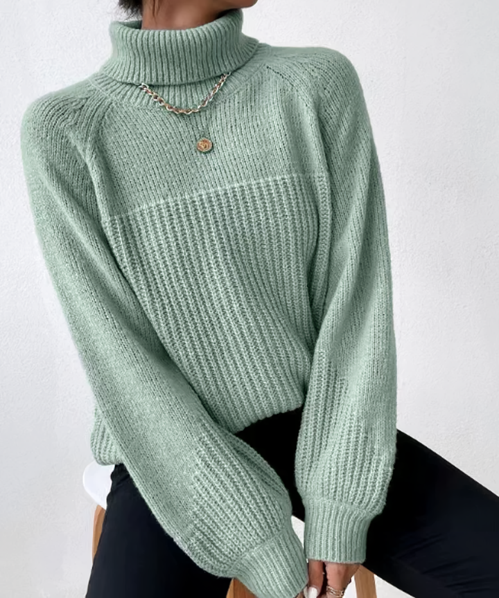 W&W Mode | Lässiger Winter Rollkragenpullover für Frauen