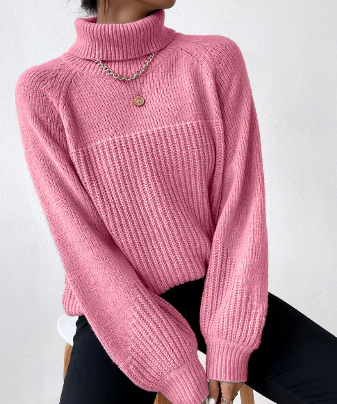 W&W Mode | Lässiger Winter Rollkragenpullover für Frauen