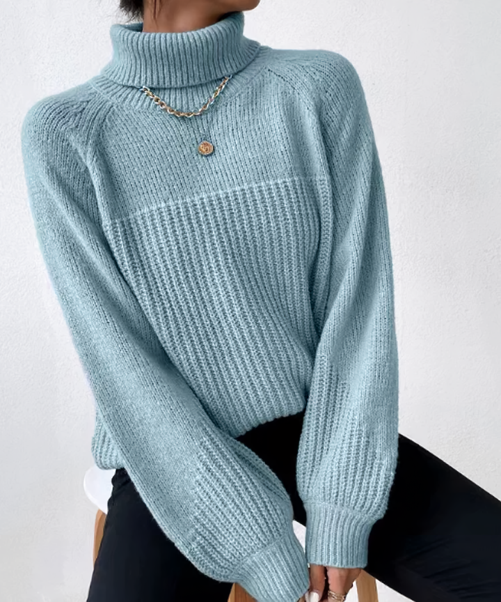 W&W Mode | Lässiger Winter Rollkragenpullover für Frauen