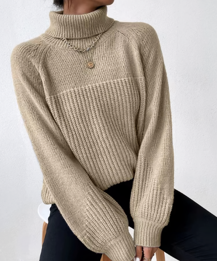 W&W Mode | Lässiger Winter Rollkragenpullover für Frauen