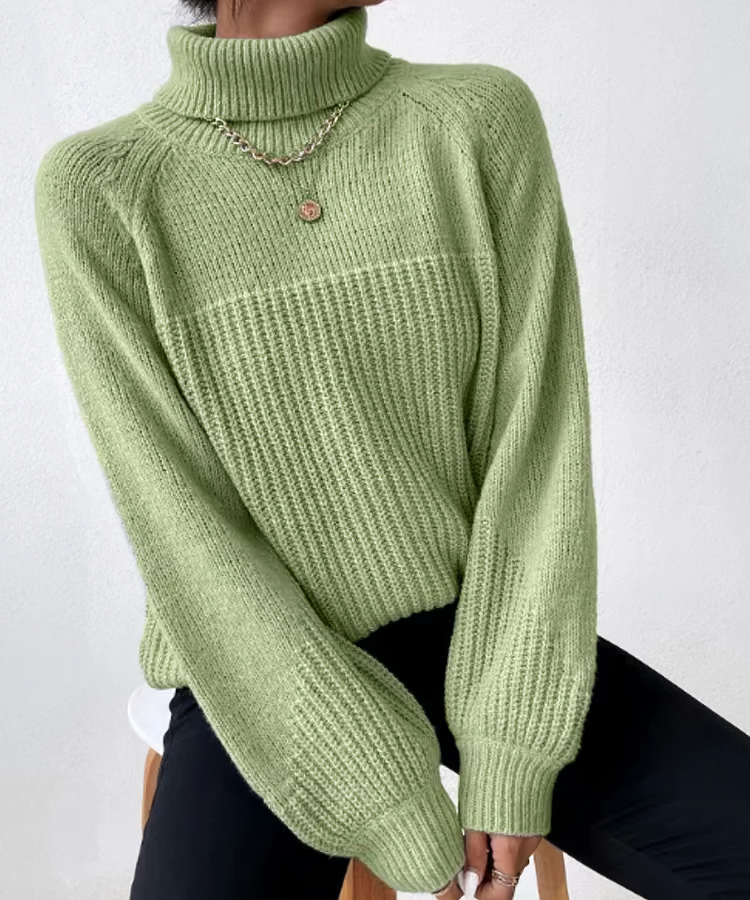 W&W Mode | Lässiger Winter Rollkragenpullover für Frauen