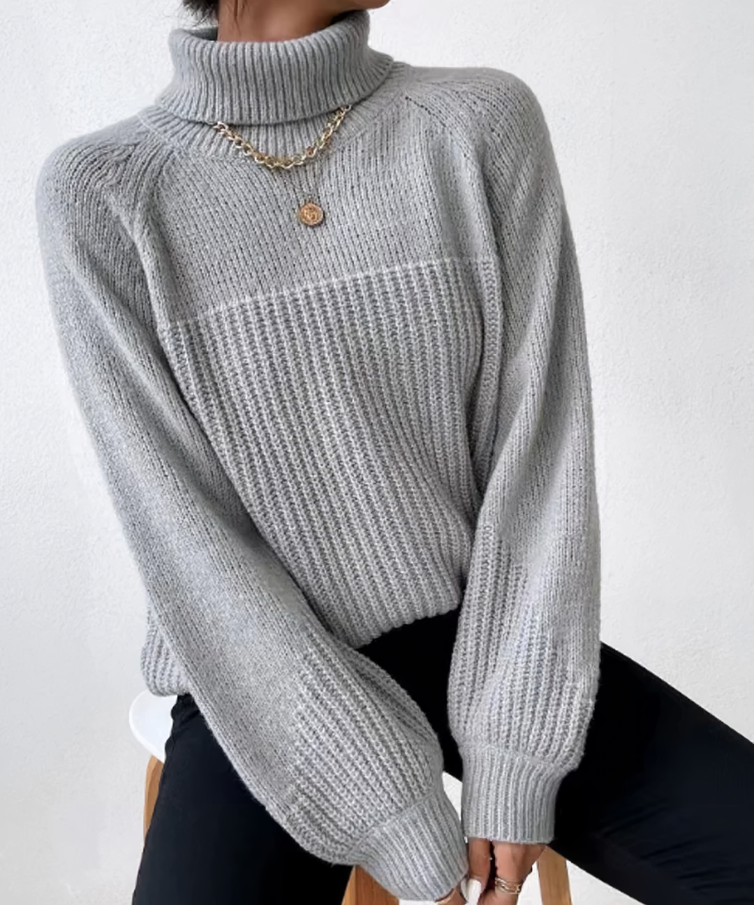 W&W Mode | Lässiger Winter Rollkragenpullover für Frauen