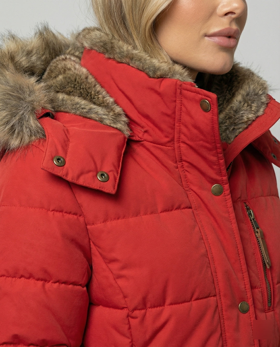 W&W Mode - Isolierte Stepp Winterjacke Mit Gefüttertem Innenfutter und Kapuze