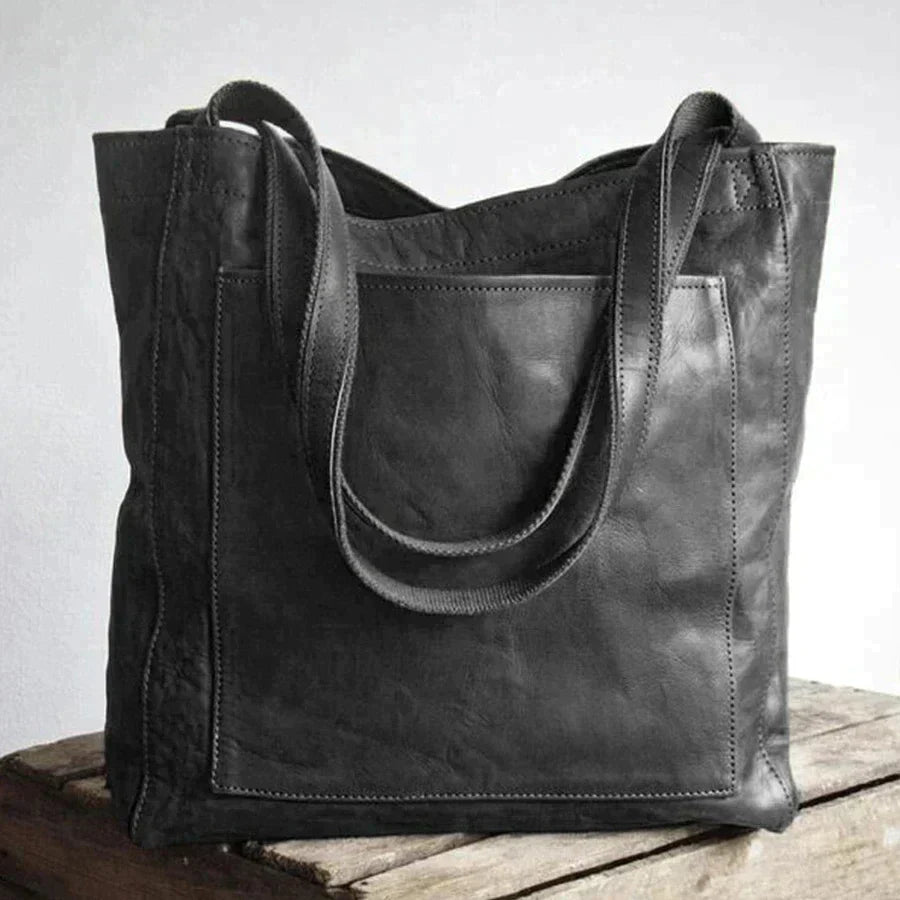 W&W Mode | Damenmode Weiche PU-Ledertasche mit großer Kapazität