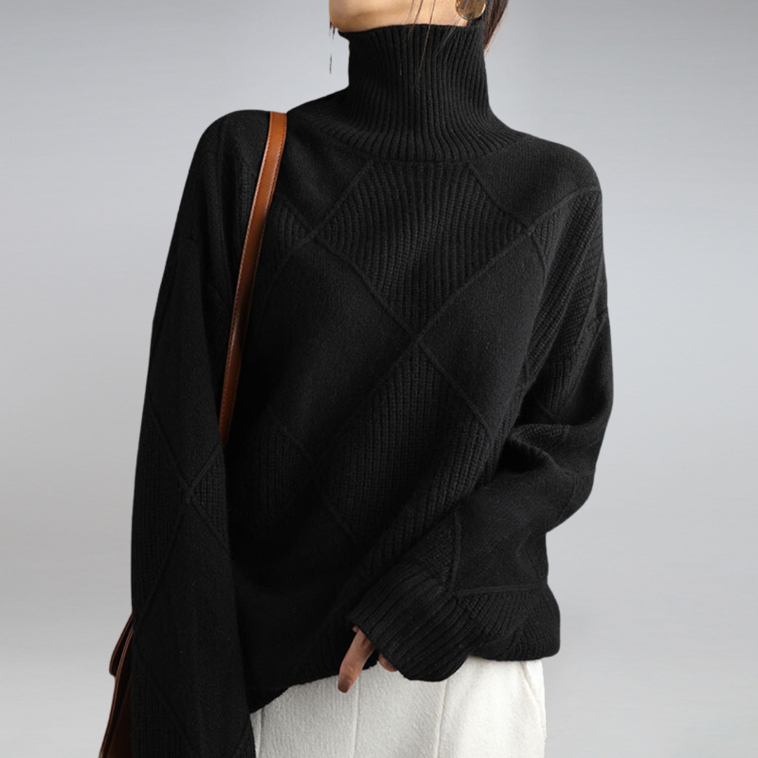 W&W Mode | lockere Passform Pullover Strickpullover Damen Strickwaren
