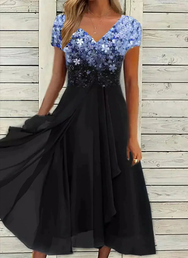 W&W Mode | Damen Chiffonkleid