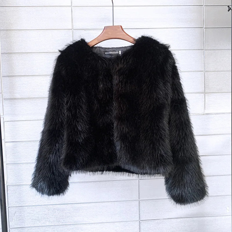 Plüschjacke aus Flausch