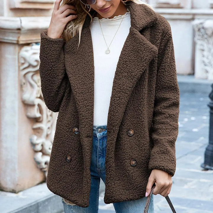 W&W Mode - Damen Sherpa Mantel