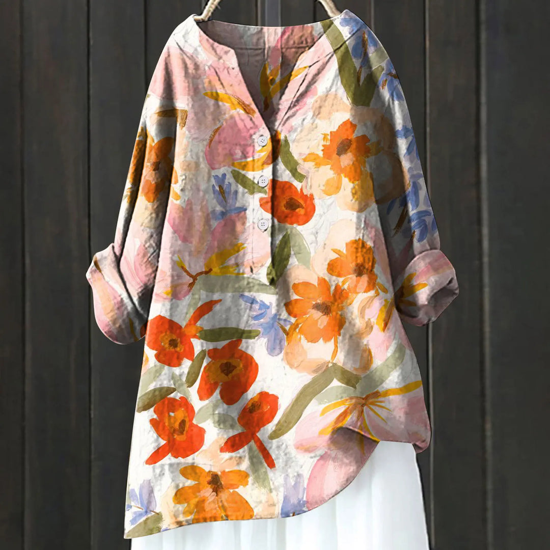 W&W Mode | Langarmbluse Mit Blumenmuster