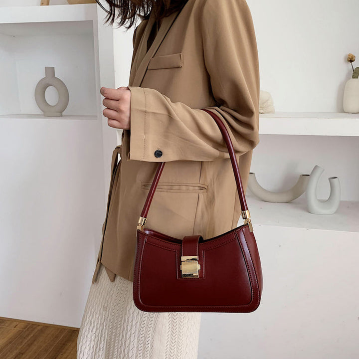 W&W Mode | Stilvolle Schultertasche für Damen - Designer-Handtasche mit Reißverschluss