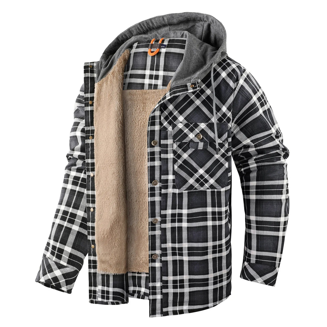 W&W Mode | Lässige Herbst Karierte Hemd Jacke für Unisex