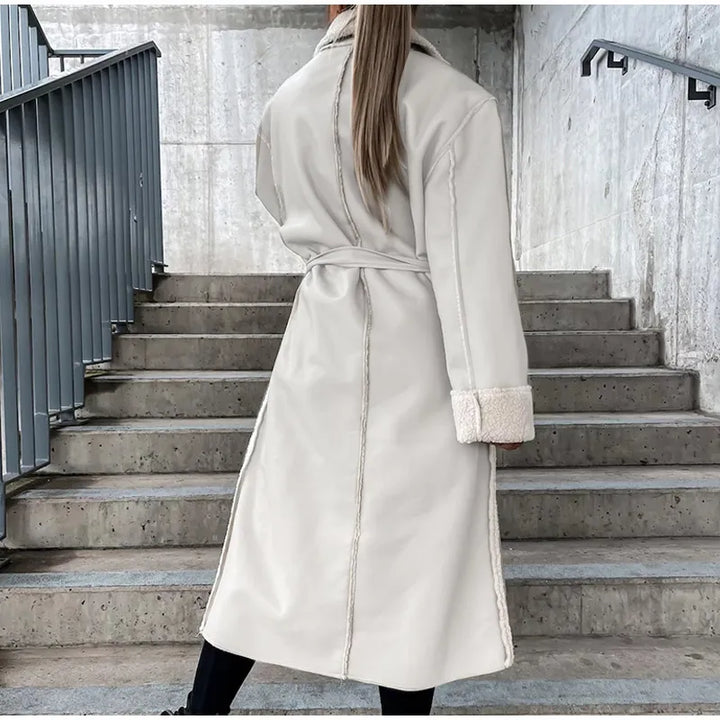 Lederjacke mit Pelz