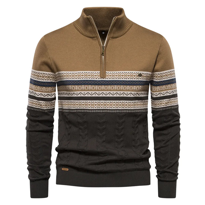 W&W Mode - Pullover mit Retro-Muster