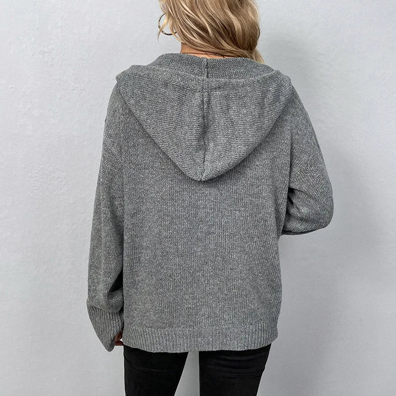 W&W Mode | Bequemer Hooded Cardigan