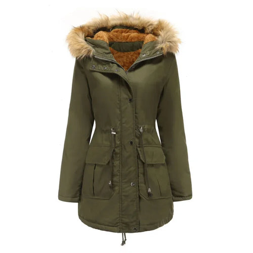 W&W Mode - Lange Parka mit Pelz