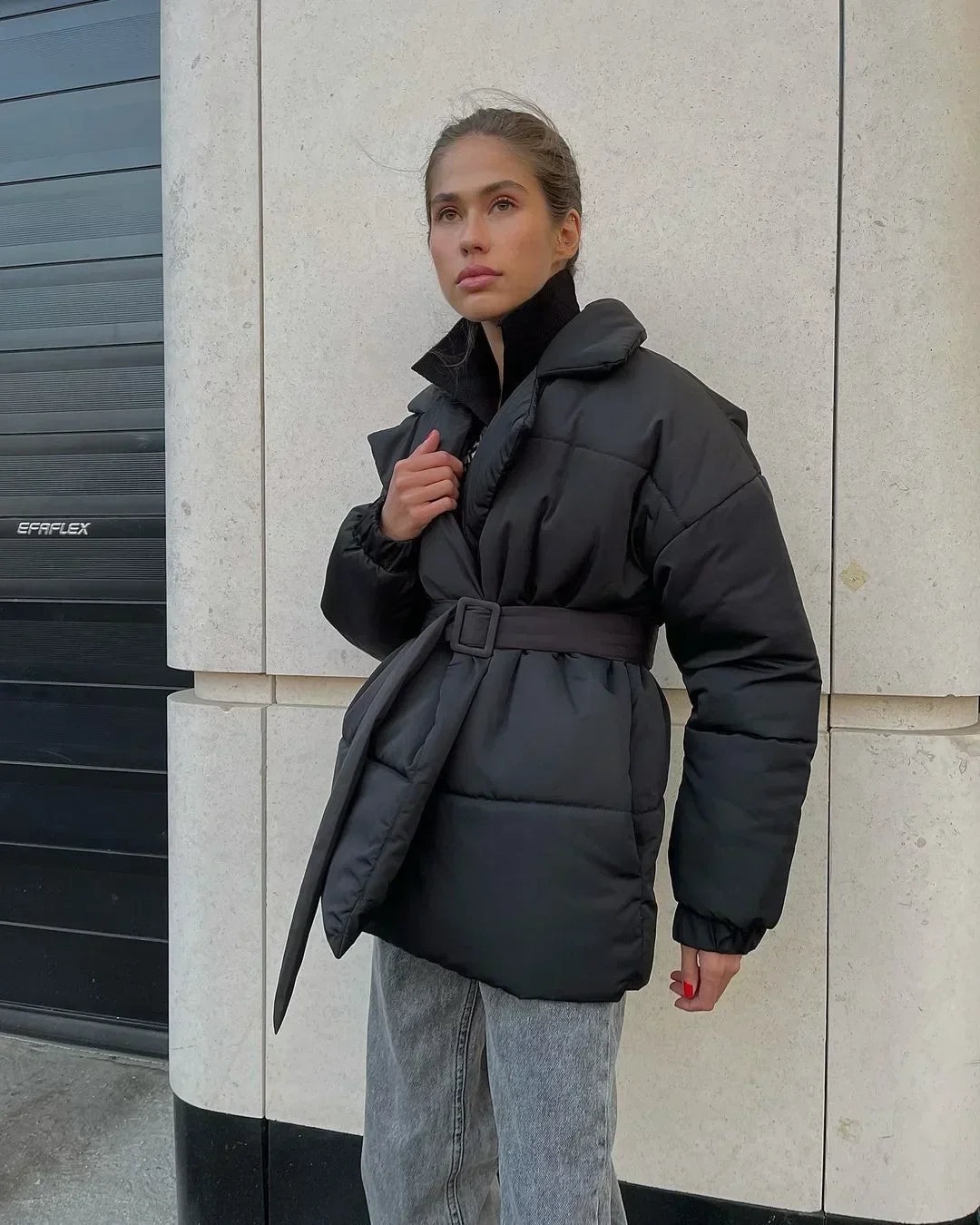 W&W Mode - Pufferjacke - Mit Gürtel