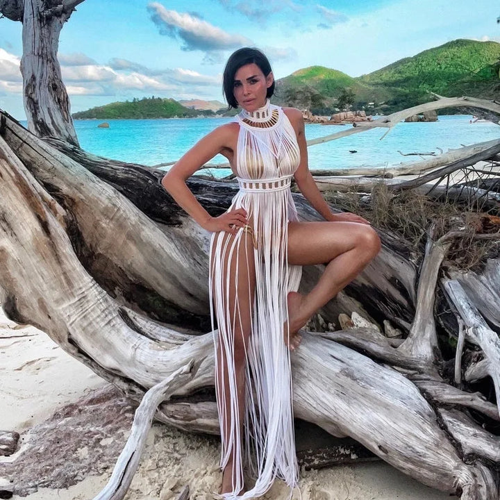 W&W Mode | Bohemian Häkel Strick Strandüberwurf